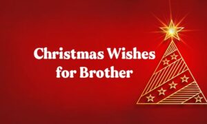 Merry Christmas Wishes For Brother