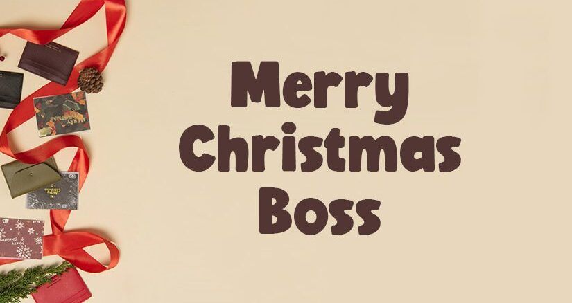 Merry Christmas Wishes for Boss