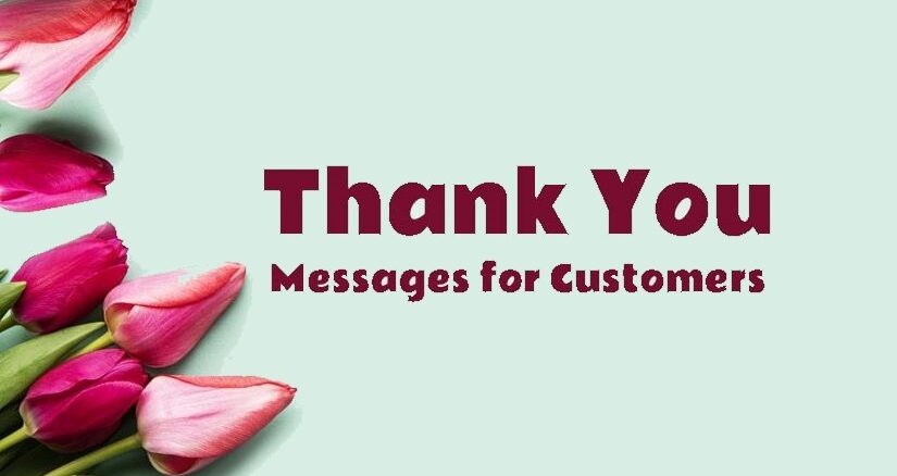 Thank You Messages for Customers