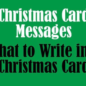 Merry Christmas Greetings Card Messages