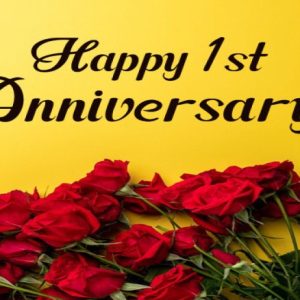 1st Anniversary Wishes, Messages and Quotes