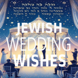 Heartfelt Jewish Wedding Wishes and Greetings