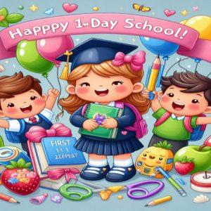 100+ Exciting 1st Day School Wishes & Messages